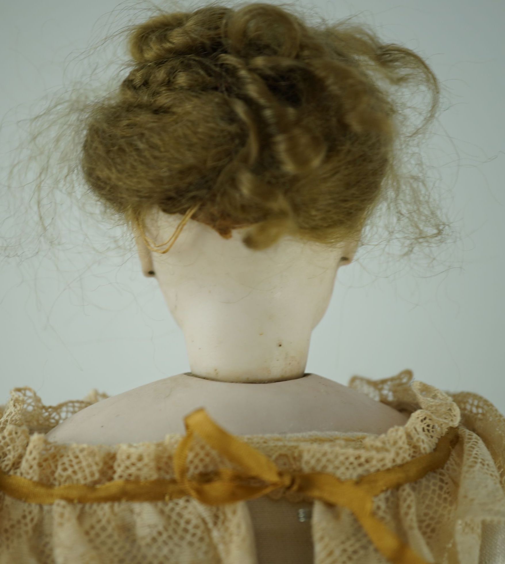 An S.G. bisque shoulder head French fashion doll c.1875, 36cm.